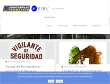 Tablet Screenshot of euroempleoformacion.com